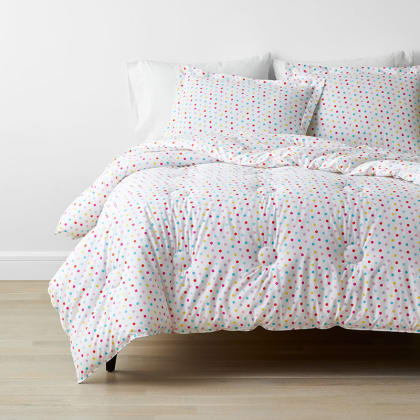 Company Kids™ Multi Dots Organic Cotton Percale Comforter Set