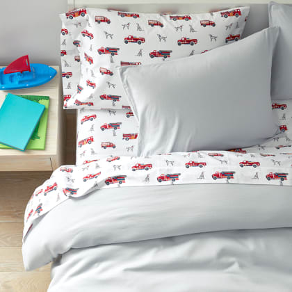 Company Kids™ Fireman’s Best Friend Organic Cotton Percale Comforter Set