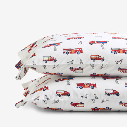 Company Kids™ Fireman’s Best Friend Organic Cotton Percale Pillowcases - Multi