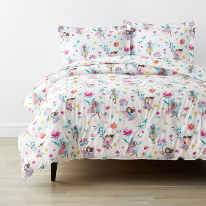 Company Kids™ Floral Fairies Organic Cotton Percale Comforter Set  - Multi