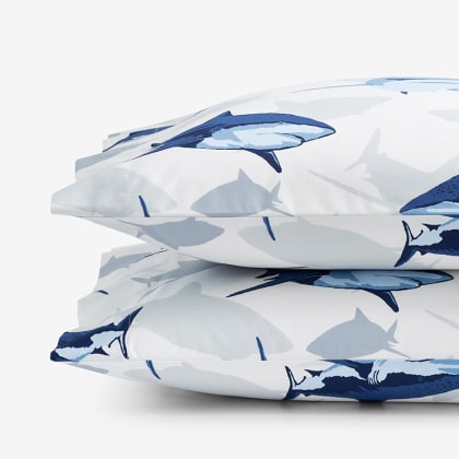 Company Kids™ Sharks Organic Cotton Percale Pillowcases