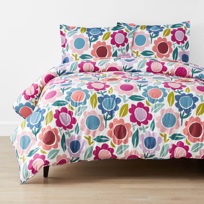 Company Kids™ Joyful Flower Organic Cotton Percale Comforter Set