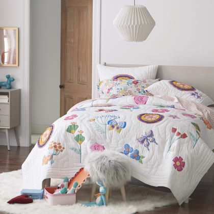 Company Kids™ Springtime Handcrafted Cotton Quilt
