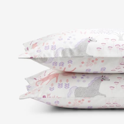 Company Kids™ Unicorn Forest Organic Cotton Percale Pillowcases