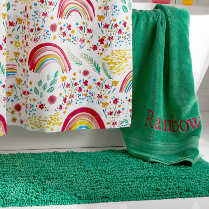 Company Kids™ Rainbow Organic Cotton Percale Shower Curtain