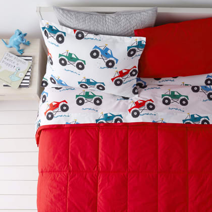 Company Kids™ Monster Trucks Organic Cotton Percale Pillowcases