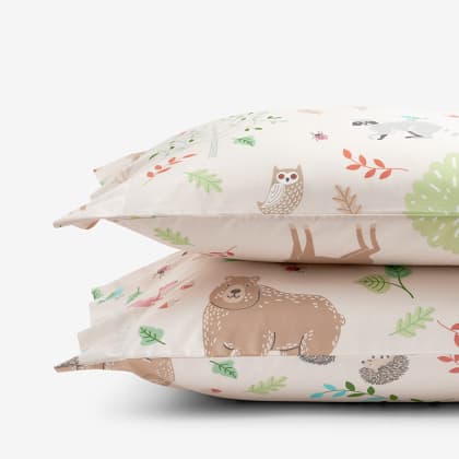 Company Kids™ Woodland Organic Cotton Percale Pillowcases