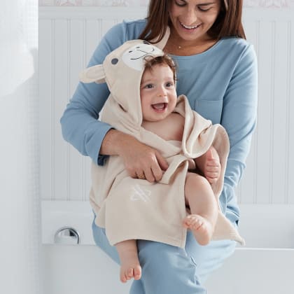 Baby Character Hooded Towel - Giraffe