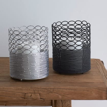 Cstudio Home Woven Candle Holder