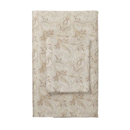 Blair Paisley Cotton Sateen Fitted Sheet