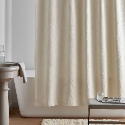 Putnam Cotton Matelassé Shower Curtain
