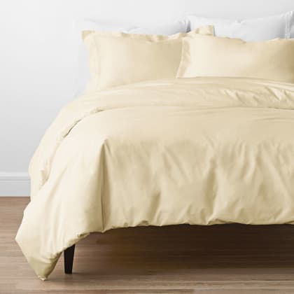 Legends Hotel™ Egyptian Cotton Sateen Duvet Cover - Pale Yellow