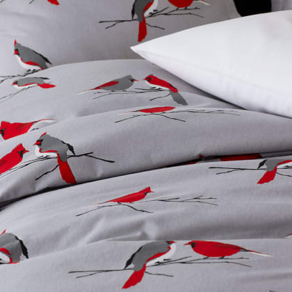 Winter Cardinal Company Cotton® Flannel Flat Sheet