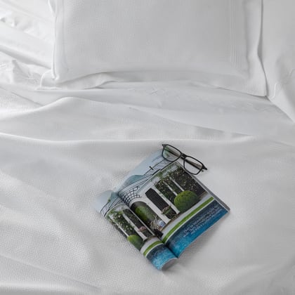 Legends Hotel™ Pawling Cotton Bed Skirt - White