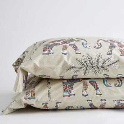 Company Cotton™ Palace Elephant Percale Pillowcases