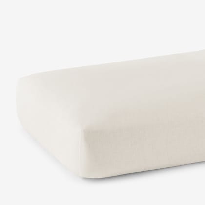 Legends Hotel™ Relaxed Linen Fitted Sheet - Parchment