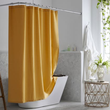 Legends Hotel™ Relaxed Linen Shower Curtain