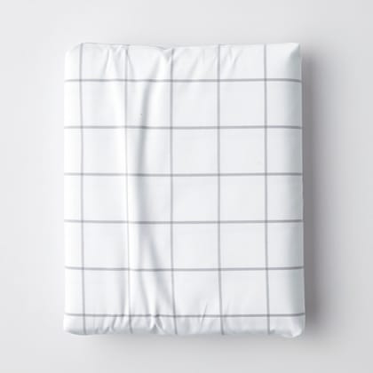 Company Cotton™ Block Plaid Yarn-Dyed Percale Fitted Sheet