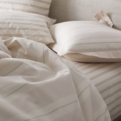 Company Cotton™ Wide Stripe Yarn-Dyed Percale Fitted Sheet