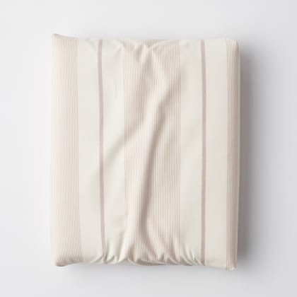 Company Cotton™ Wide Stripe Yarn-Dyed Percale Fitted Sheet - Rose