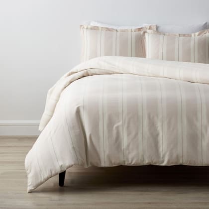 Company Cotton™ Wide Stripe Yarn-Dyed Percale Sham