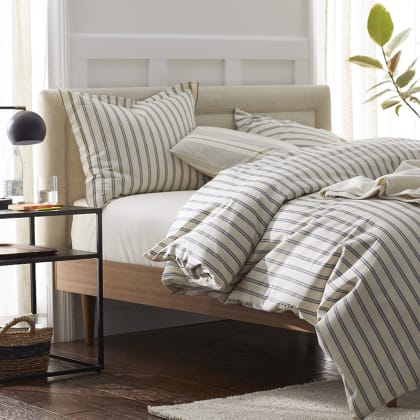 Company Cotton™ Narrow Stripe Yarn-Dyed Percale Pillowcases