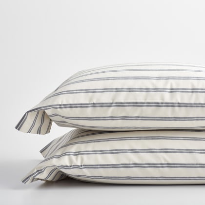 Company Cotton™ Narrow Stripe Yarn-Dyed Percale Pillowcases