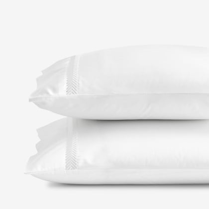 Legends Hotel™ Hewett Egyptian Cotton Sateen Pillowcases - White