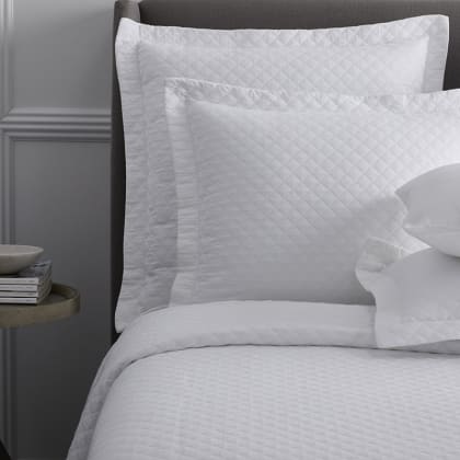 Legends Hotel™ Norfolk Egyptian Cotton Sham - White