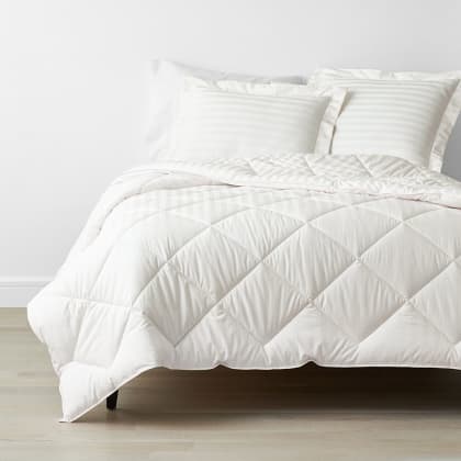 Company Cotton™ Dobby Stripe Wrinkle-Free Sateen Comforter