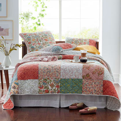 Delora Handcrafted Cotton Quilted Sham