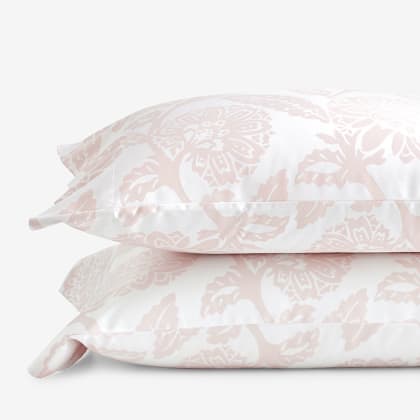 Legends Hotel™ Stencil Damask Cotton Sateen Pillowcases - Pink Sand