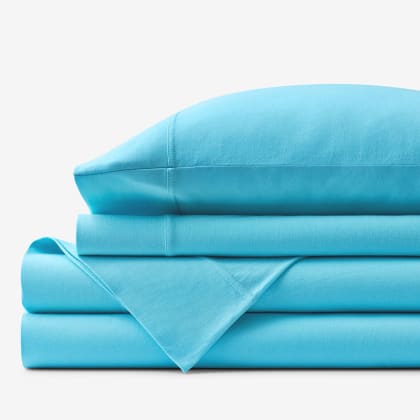 Company Cotton™ Jersey Knit Sheet Set - Turquoise