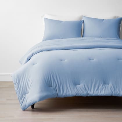 Company Cotton™ Jersey Knit Comforter Set - Cloud Blue