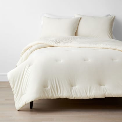 Company Cotton™ Jersey Knit Comforter Set - Ivory