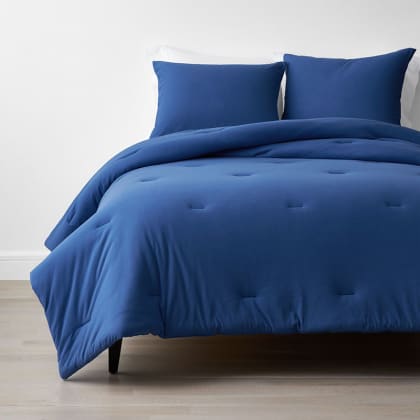 Company Cotton™ Jersey Knit Comforter Set - Smoke Blue