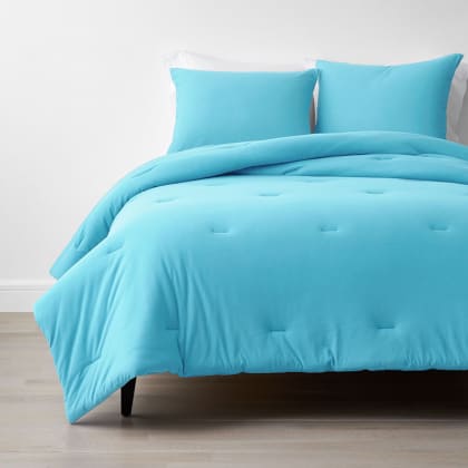Company Cotton™ Jersey Knit Comforter Set - Turquoise