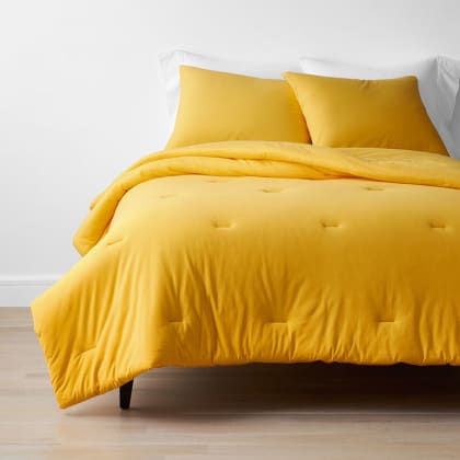Company Cotton™ Jersey Knit Comforter Set - Yellow
