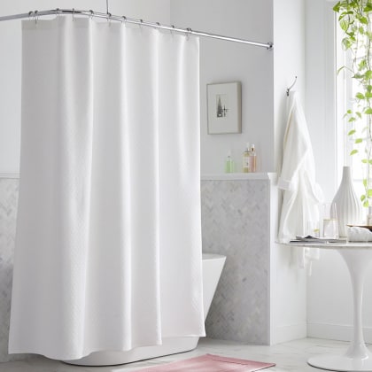 Legends Hotel™ Lucille Jacquard Cotton Shower Curtain