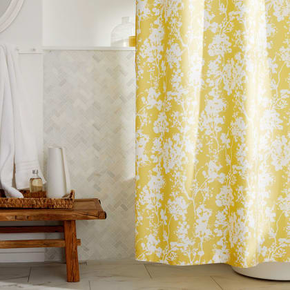 Legends Hotel™ Fleur Cotton & TENCEL™ Lyocell Shower Curtain