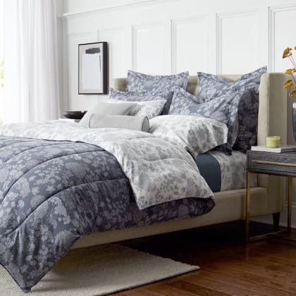 Legends Hotel™ Hana Cotton and TENCEL™ Lyocell Pillowcases - Slate Blue