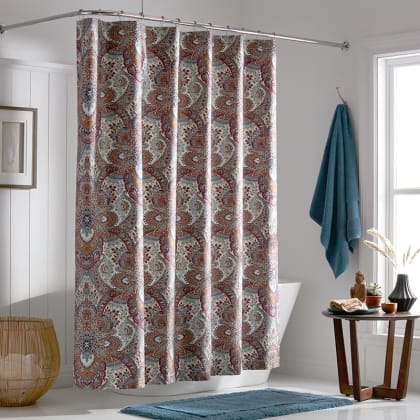 Legends Hotel™ Paisley Wrinkle-Free Sateen Shower Curtain