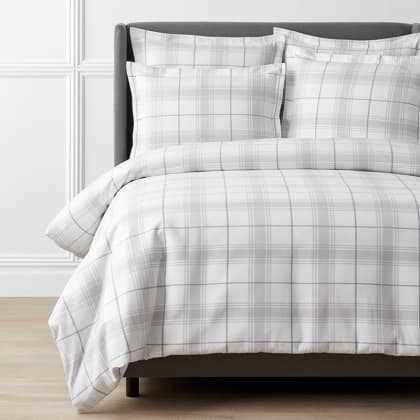 Cozy Flannel Duvet Covers The Company, Black And White Flannel Duvet Covers