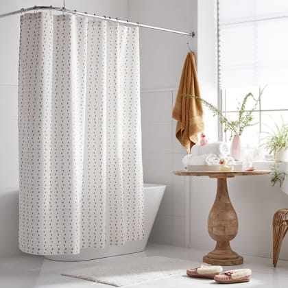 Company Organic Cotton™ Mini Prints Percale Shower Curtain - Hearts