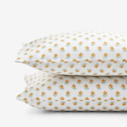 Company Organic Cotton™ Mini Prints Percale Pillowcases - Flowers