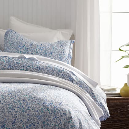 Company Organic Cotton™ Claire Percale Pillowcases - Blue Multi