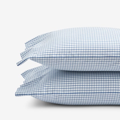 Company Organic Cotton™ Grayson Windowpane Percale Pillowcases