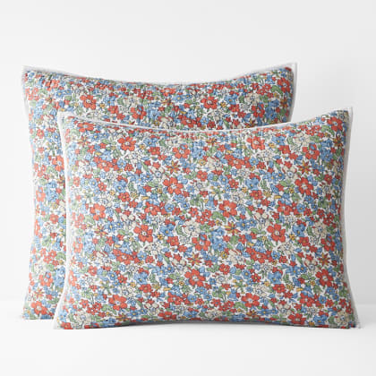Ditsy Floral Handcrafted Quilted Sham