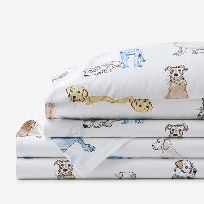 Company Cotton™ Handsome Hounds Percale Sheet Set