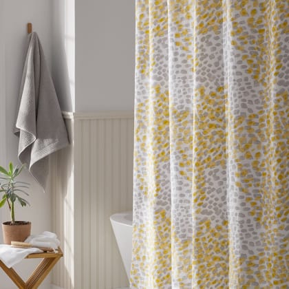 Legends Hotel™ Cheetah Linen Shower Curtain